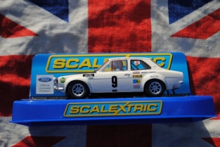 ScaleXtric C3440  FORD ESCORT Mk.1 No.9 Roger Clark Rally Monte Carlo 1970